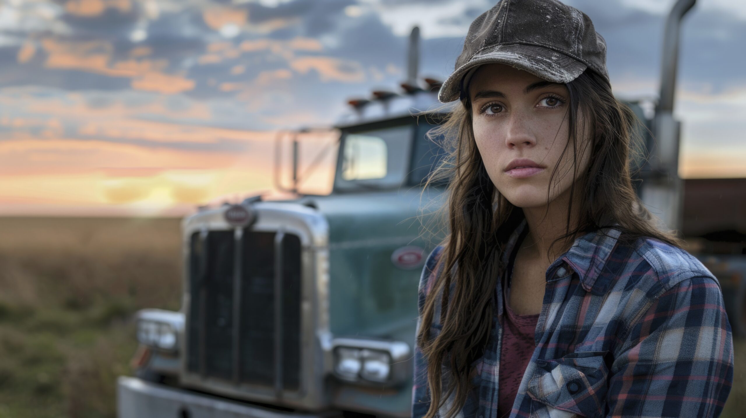 Commercial truck driver preparing for a long haul route, highlighting salary, training, and career opportunities in CDL truck driver jobs.