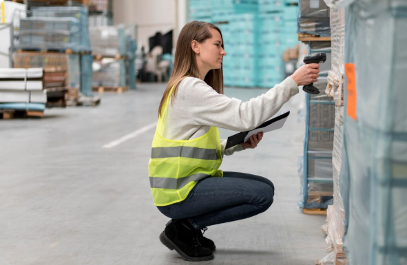 Amazon Robotics Warehouse Associate working inside automated fulfillment center