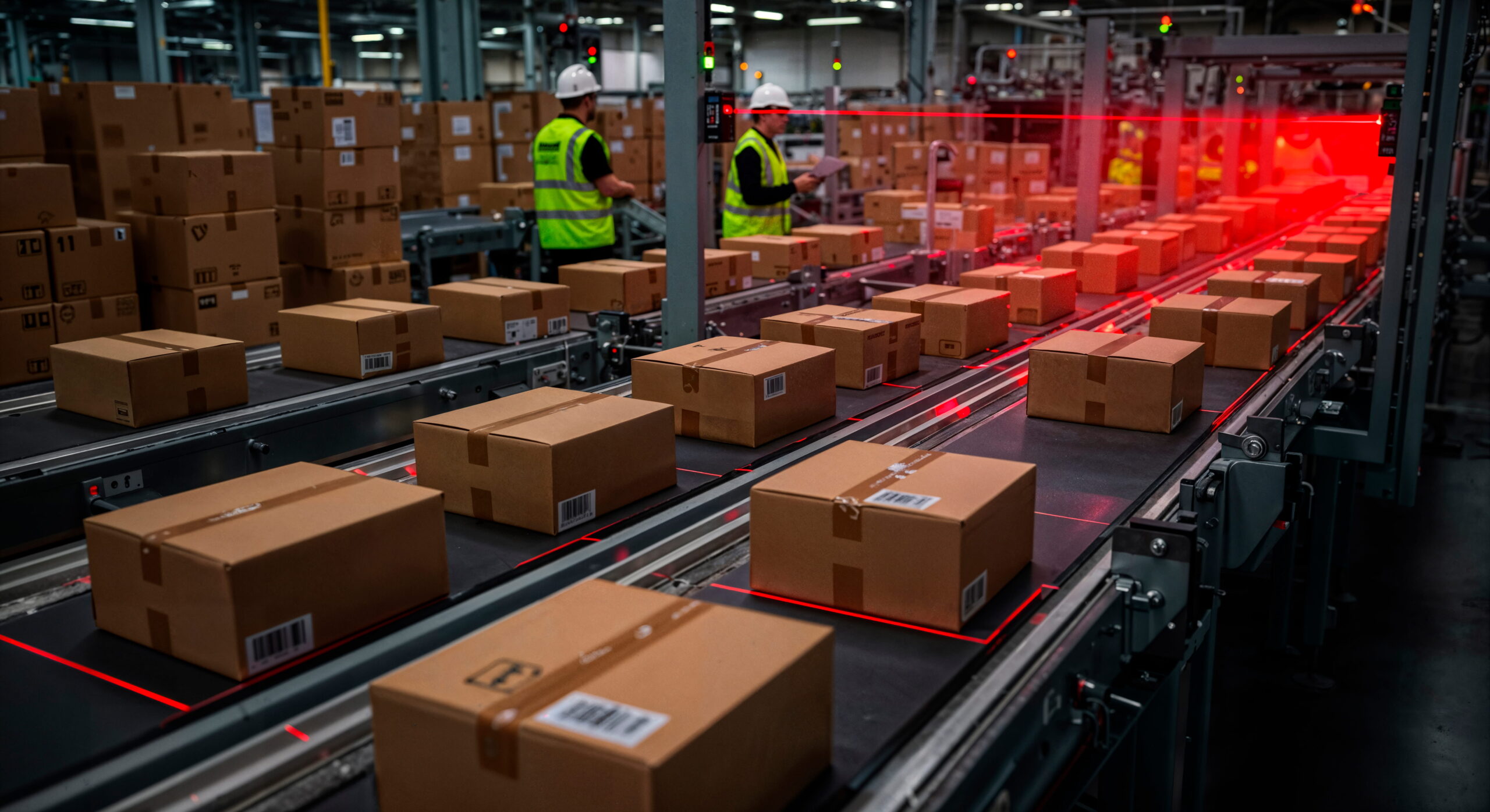 inside amazon fulfillment center warehouse workers picking orders usa