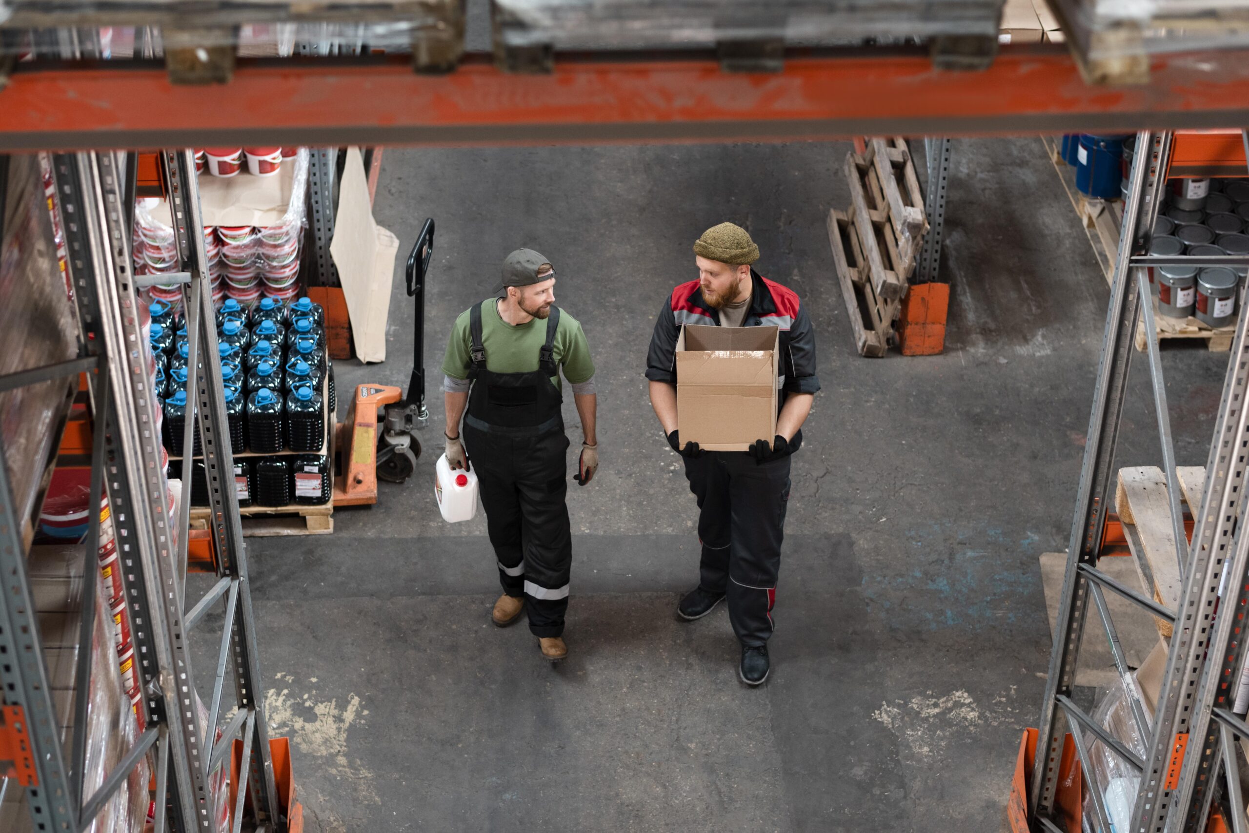 Target distribution center warehouse interior with workers sorting packages in 2026